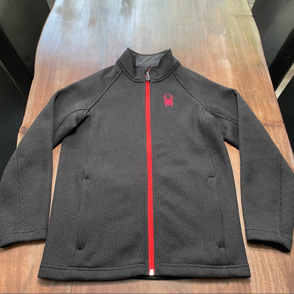 Youth constant sweater fleece lined Spyder jacket
